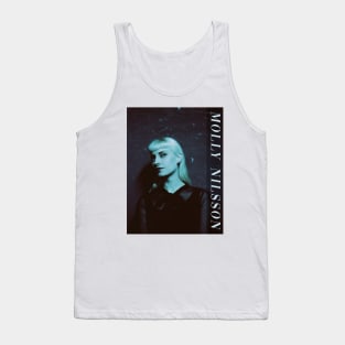 Molly Nilsson // Blue portrait Tank Top